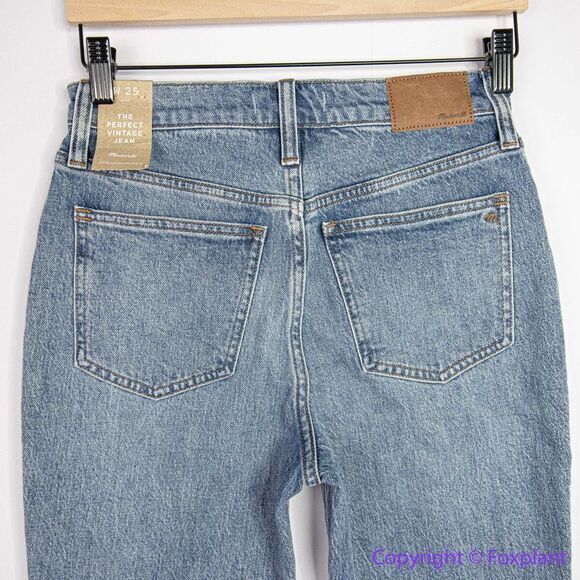 NEW Madewell The Perfect Vintage Jean in Heathcote Wash, 25 - Picture 8 of 15